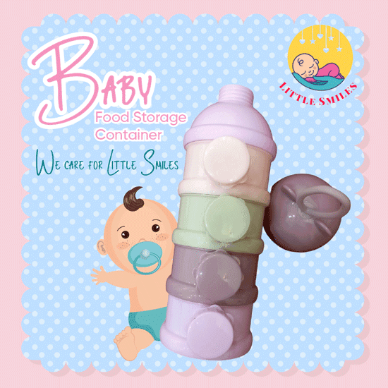 Baby Food Storage Container 1 by Little Smiles