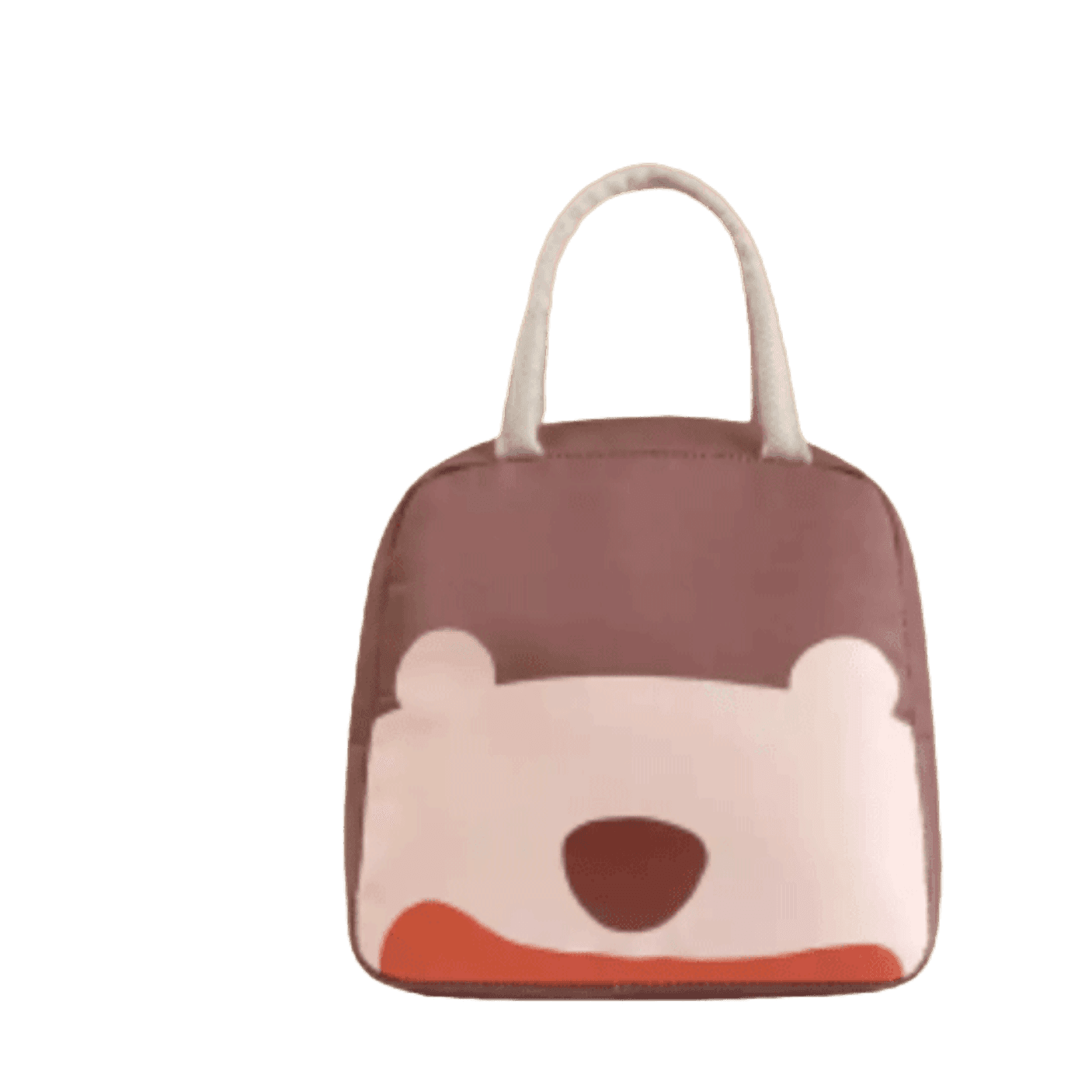 Brown and White Food Bag by Little Smiles