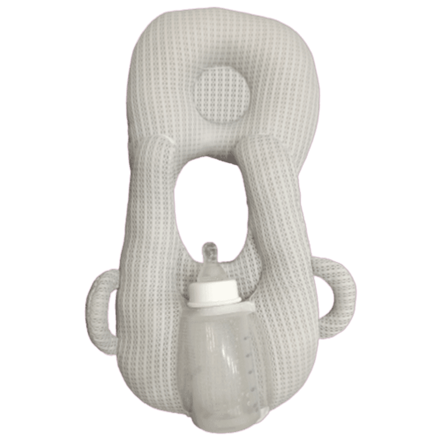 Grey Feeding Cushion — Feeding Cushion by Little Smiles Pakistan